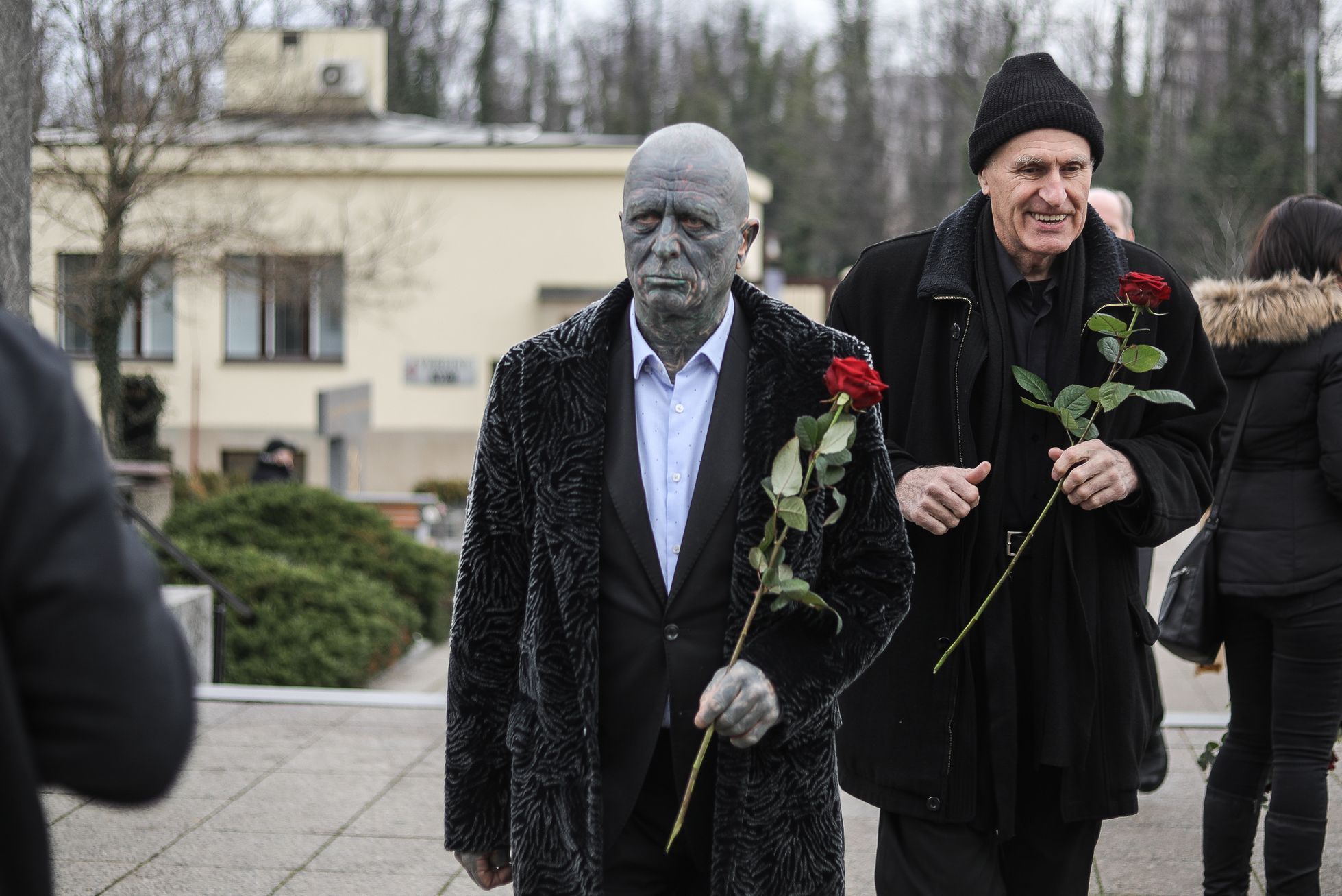 Pohřeb Táňa Fischerová, Krematorium Strašnice - Vladimír Franz