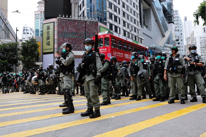 Hongkongské demonstrace po návrhu zákona, který by dal čínské vládě možnost zasáhnout do vnitřní bezpečnosti města.