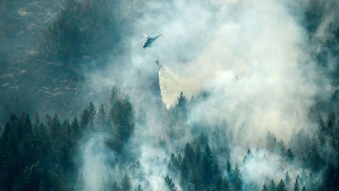 Ve Švédsku kvůli velkému suchu propukly lesní požáry