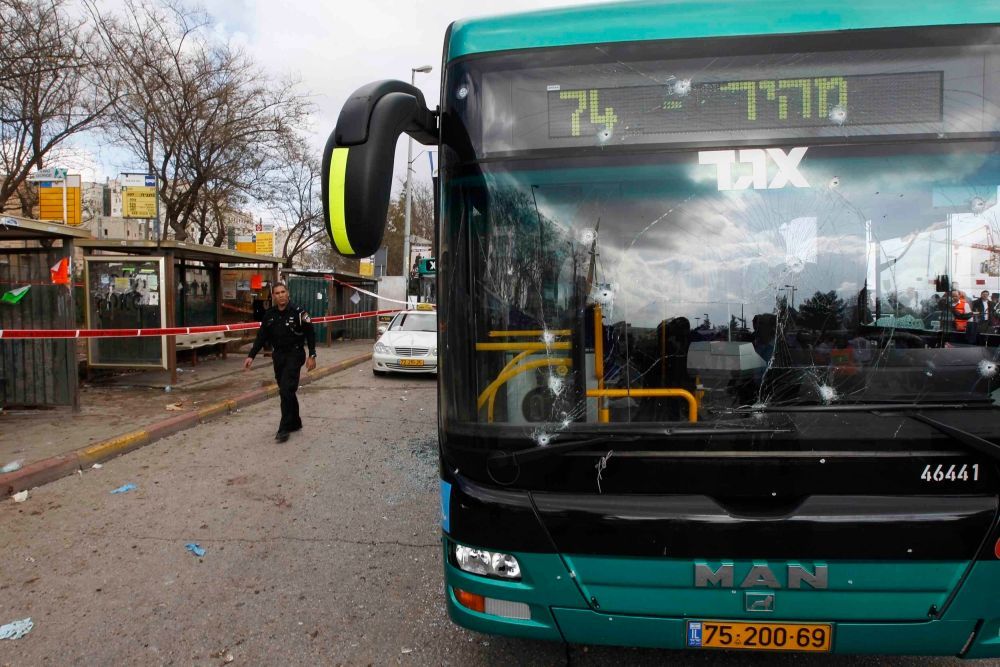 Izrael Jeruzalém nádraží exploze