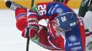 Hokej, KHL, Lev Praha - Kazaň: Michal Řepík (26) - Stěpan Zacharčuk