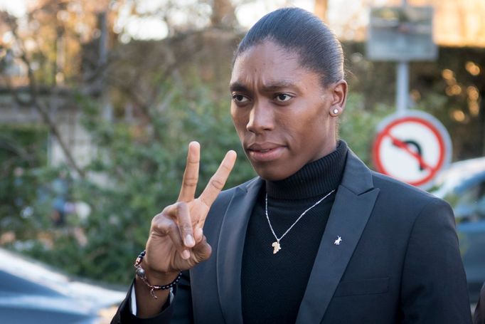 Caster Semenyaová u CAS v únoru 2019