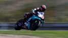 Fabio Quartararo na Yamaze v Grand Prix České republiky třídy MotoGP v Brně 2020