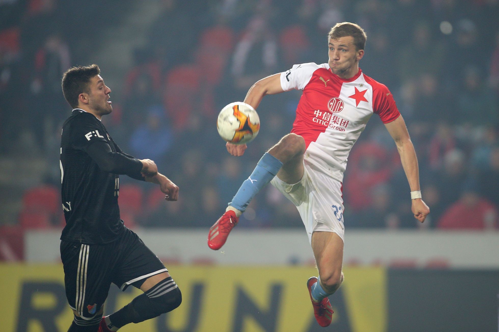 fotbal, Fortuna:Liga 2018/2019, Slavia - Baník Ostrava, Tomáš Souček