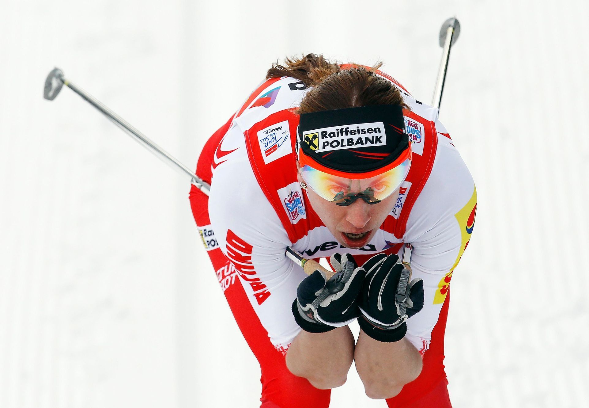 Justyna Kowalczyková při Tour de Ski 2013