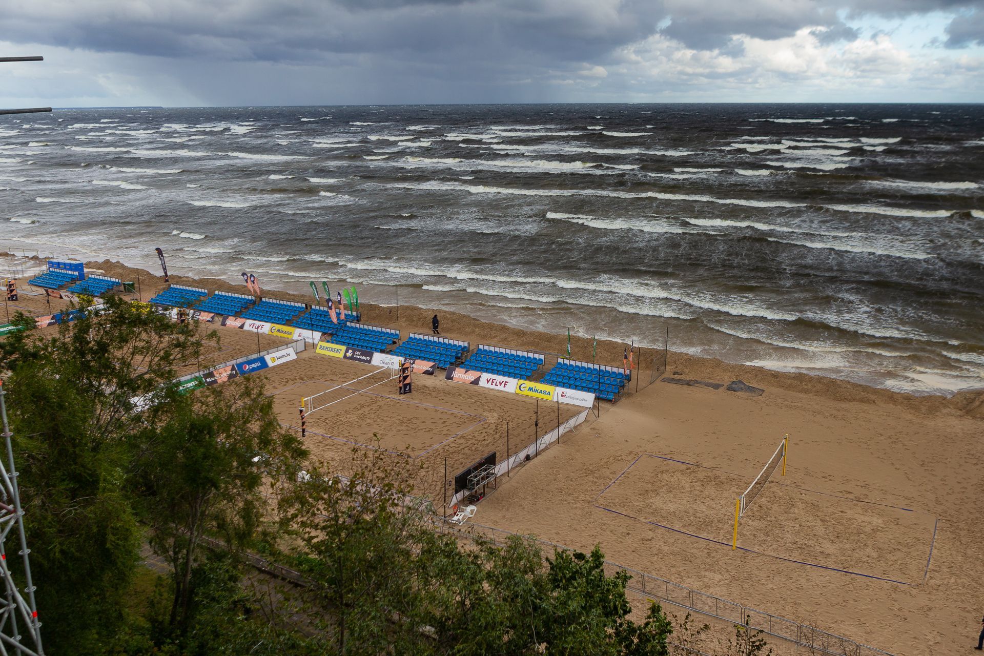 plážový volejbal, ME 2020, počasí