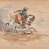 Eugène Delacroix (1798–1863) Orientální jezdec