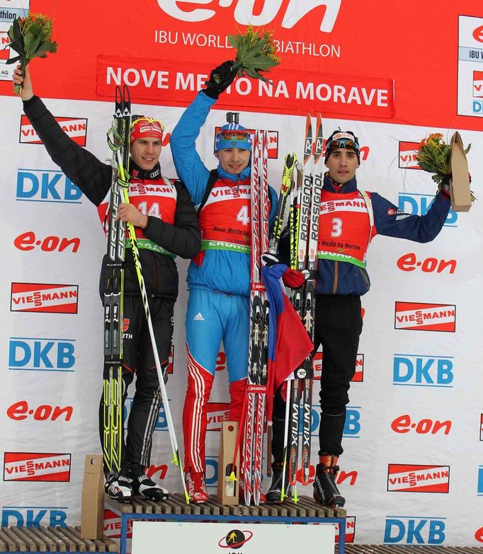 Anton Šipulin, Martin Fourcade, Arnd Peiffer