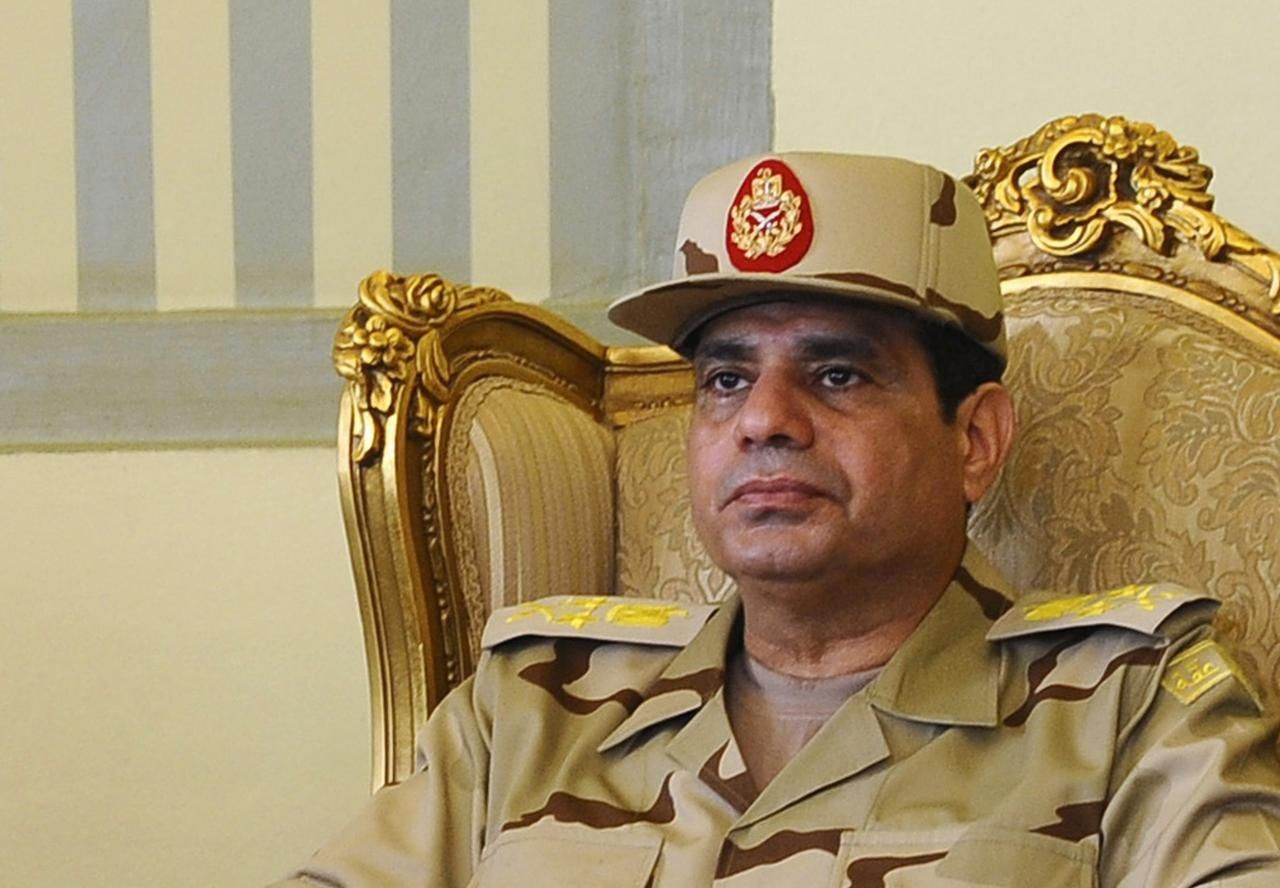 Egyptský ministr obrany Abdal Fattáh Sísí.