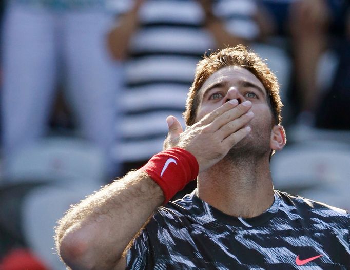 Juan Martín del Potro na turnaji v Sydney 2015