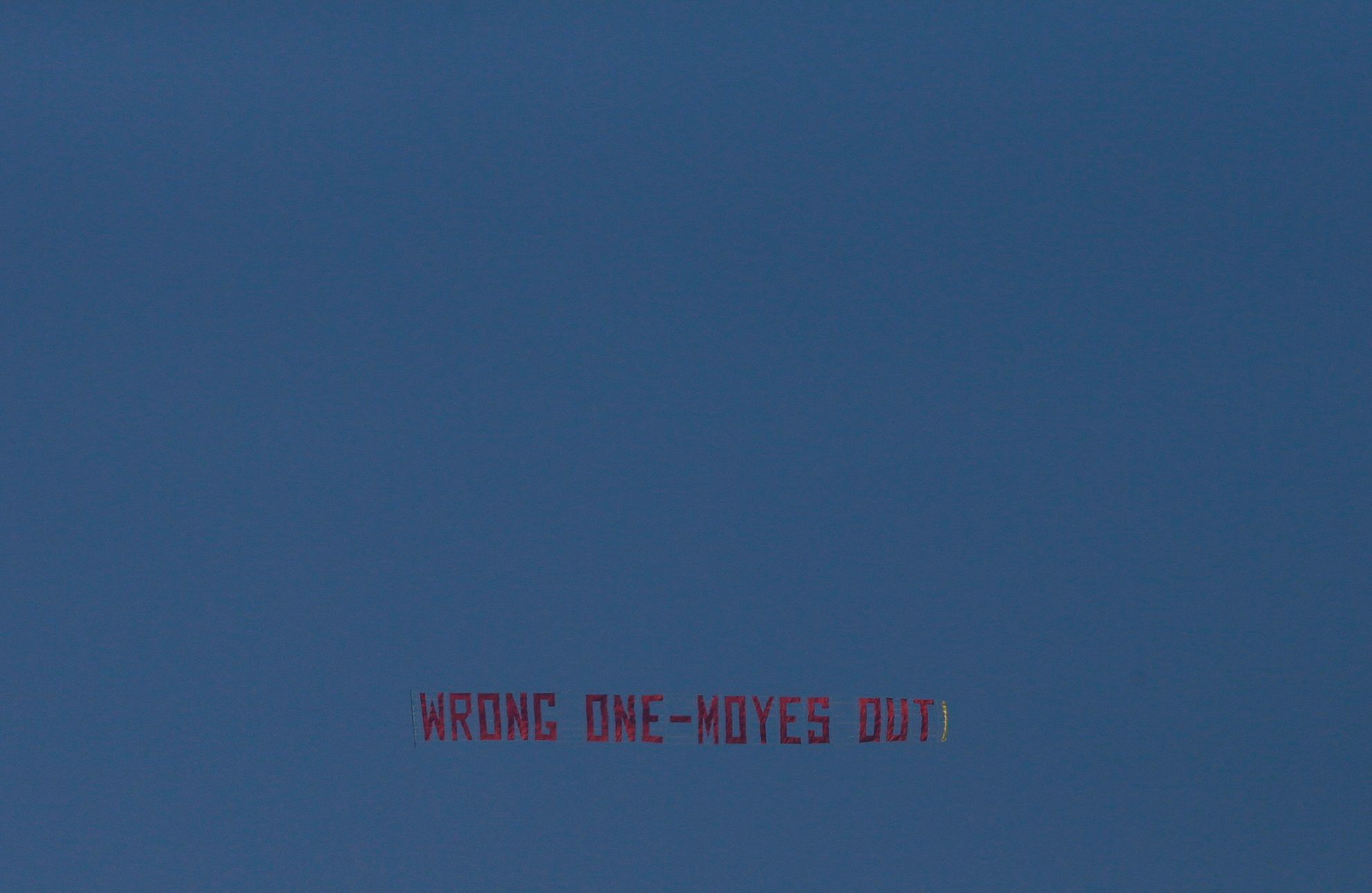 David Moyes (trenér Manchester United) - transparent fanoušků