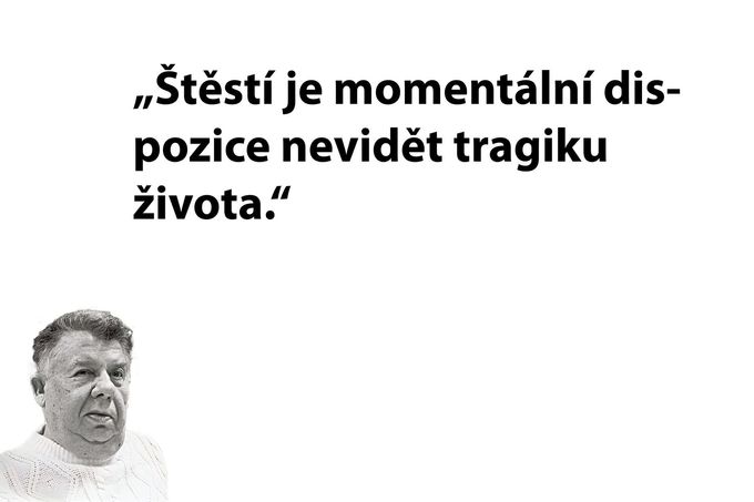 Citát spisovatele a humoristy Miloslava Švandrlíka.