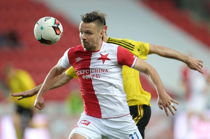 24. kolo HET ligy, Slavia - Karviná: Stanislav Tecl