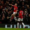 Manchester United vs. Newcastle, anglický ligový pohár - Cleverley a Welbeck