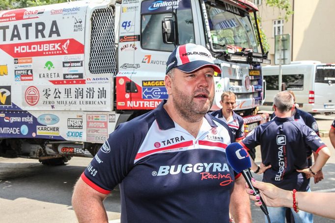 Prezentace Rallye Dakar 2019 v Praze: Martin Kolomý