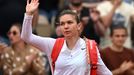 Simona Halepová na French Open 2022.