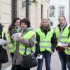 Demonstrace prodavaček za omezení prodejní doby o svátcích