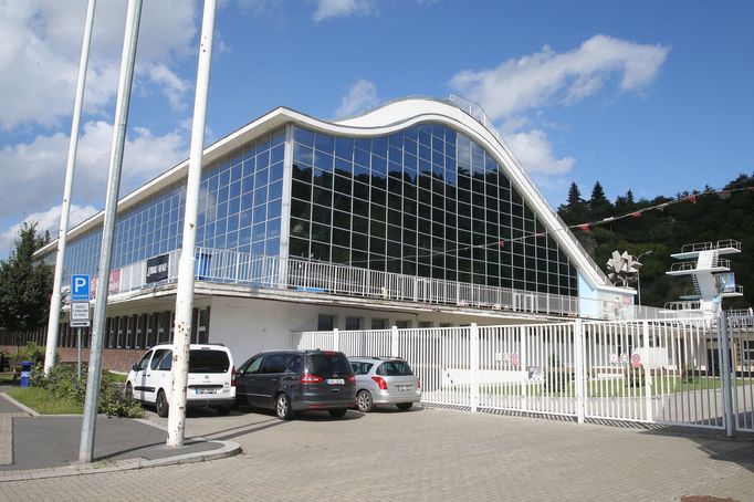 Plavecký stadion v Praze-Podolí