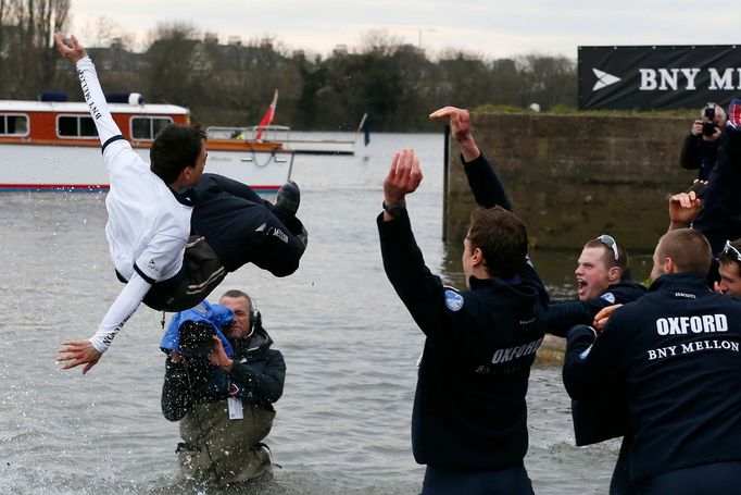 Veslování, regata Oxford - Cambridge: Oskar Zorrilla