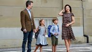 Dánský korunní princ Frederik, princezna Mary a jejich děti