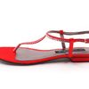 Červené sandálky Victoria Delef
