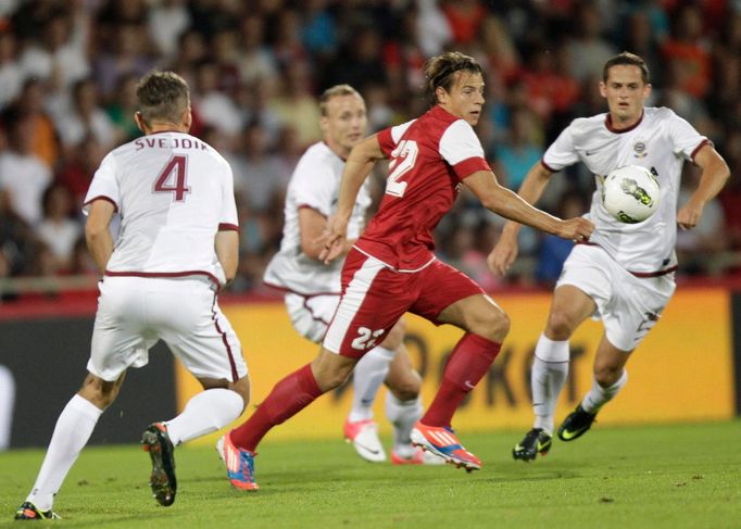 Admira Wacker - AC Sparta Praha, první zápas 3. předkola Evropské ligy