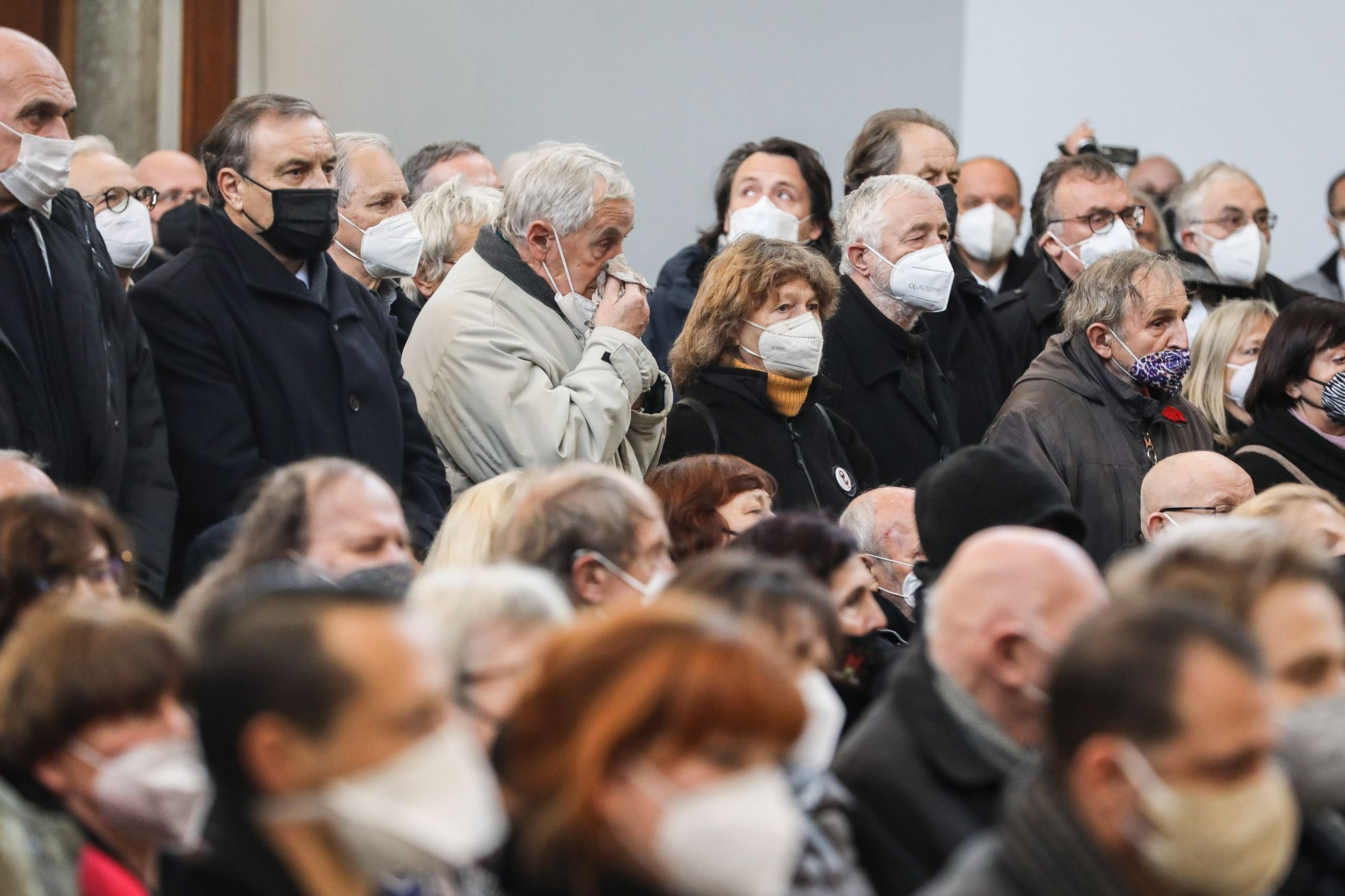 Pohřeb Petr Uhl, poslední rozloučení, krematorium Strašnice, 10. 12. 2021