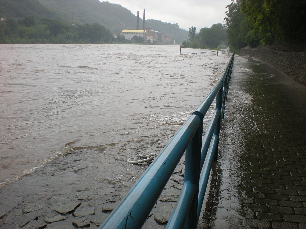 Povodně 1. června 2013, Střekov