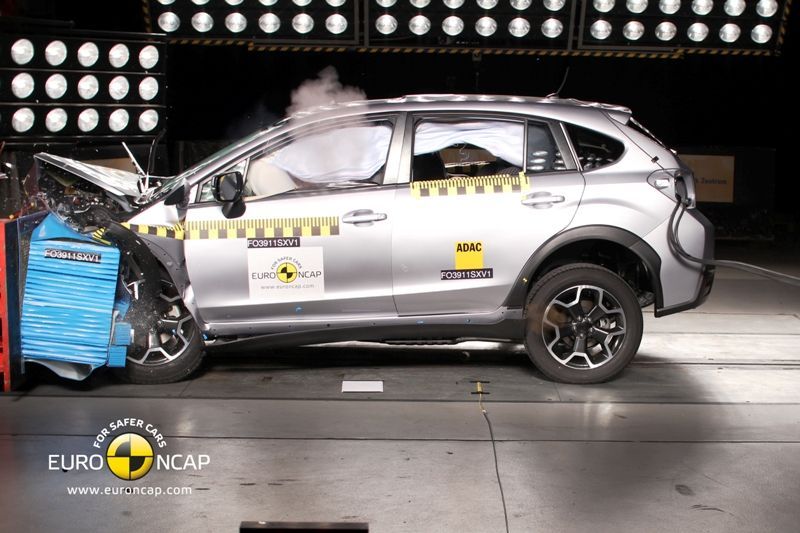 Crash test EuroNCAP - Subaru XV