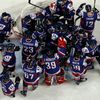 Slováci slaví vítězství nad USA a postup do čtvrtfinále