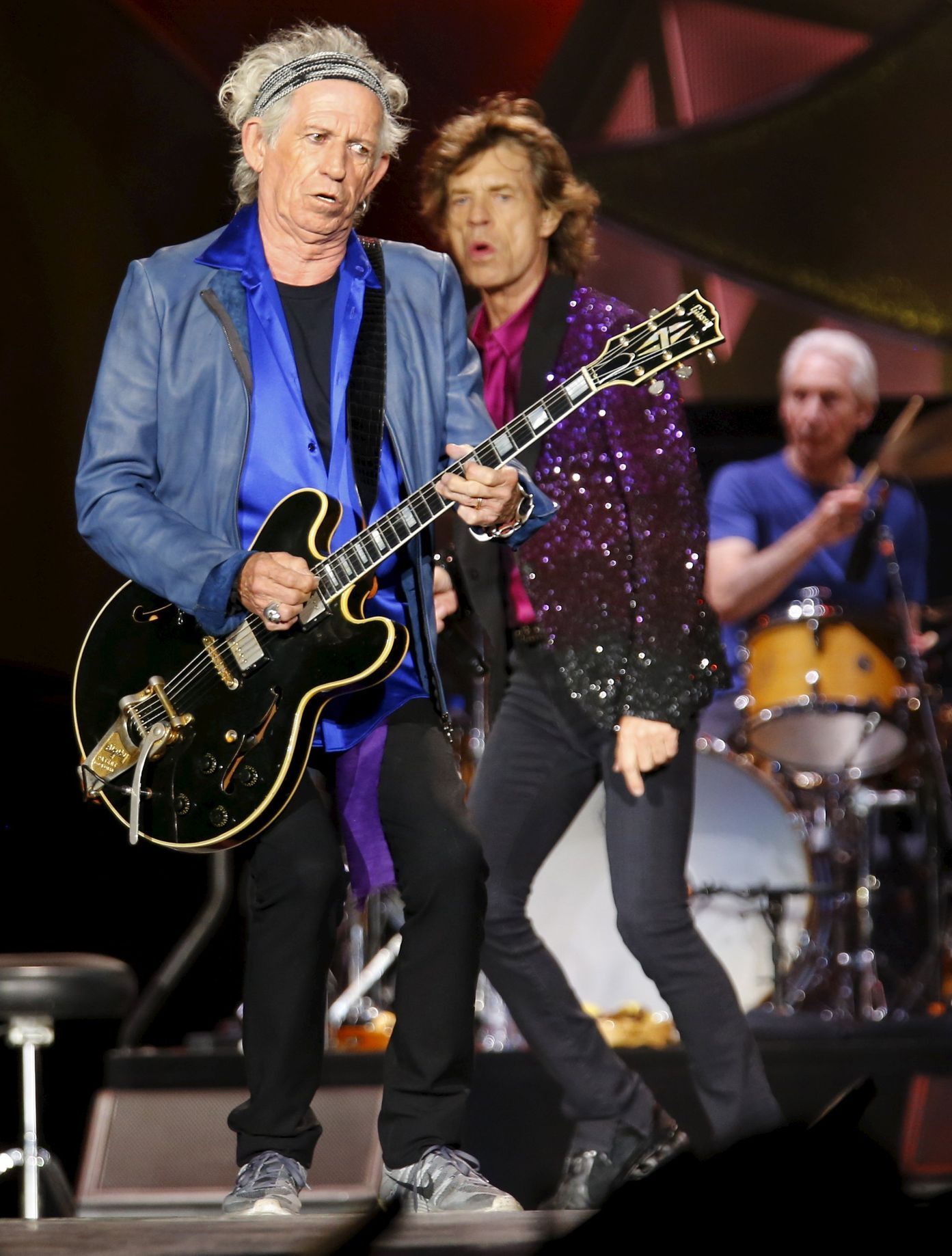 British veteran rockers The Rolling Stones open their North American &quot;Zip Code&quot; tour in San Diego, California