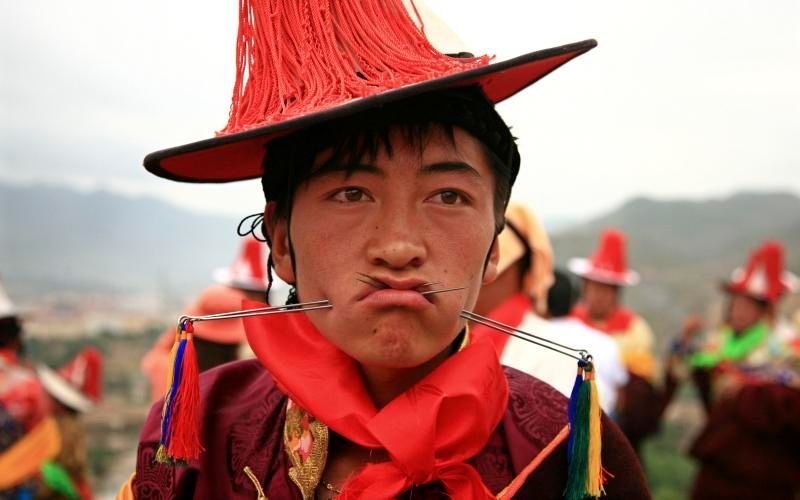 Festival v Tibetu