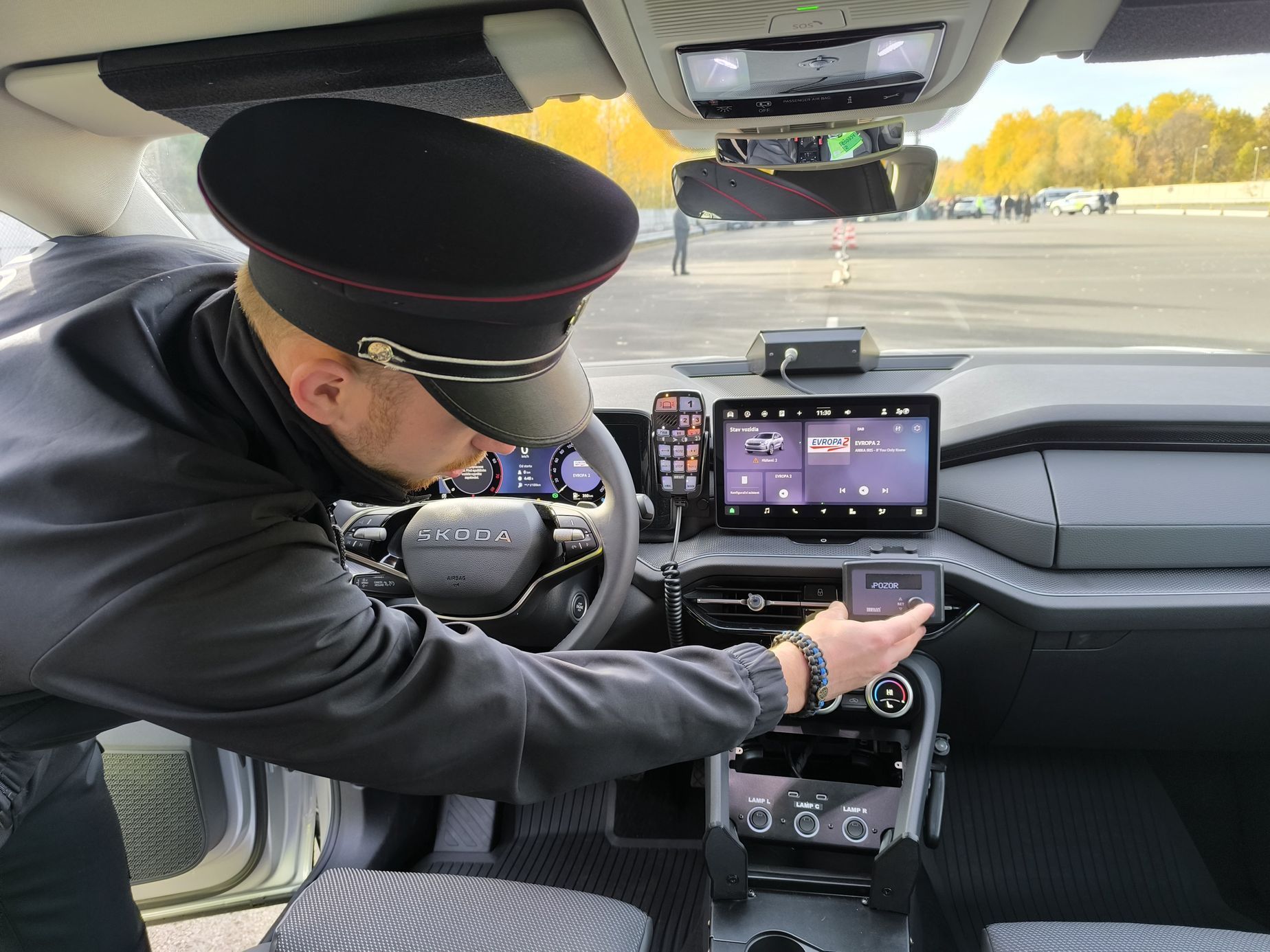 Policie Škoda Kodiaq  předávání nových vozů