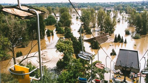 Povodně v pražské zoo 2002