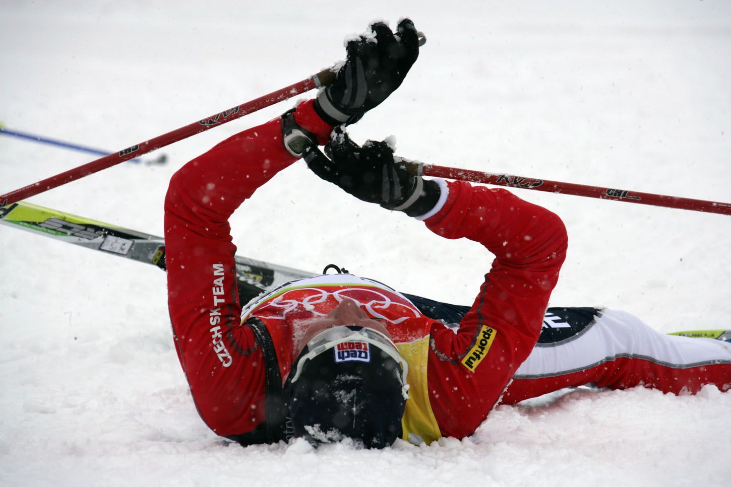 Český lyžař Lukáš Bauer