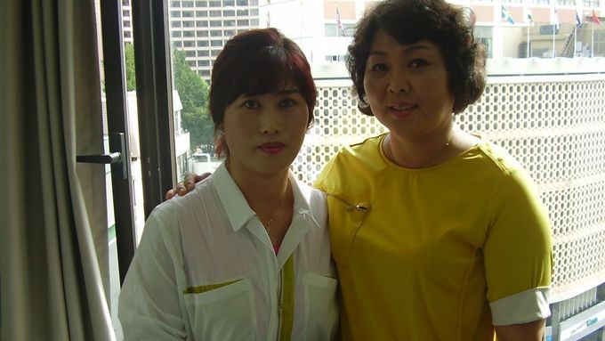 Čtyřicetiletá Kim Ču-kjung (vlevo) a o pět let starší Čun Sil-lee uprchly na jih společně v roce 2007. Seznámily se v Číně.