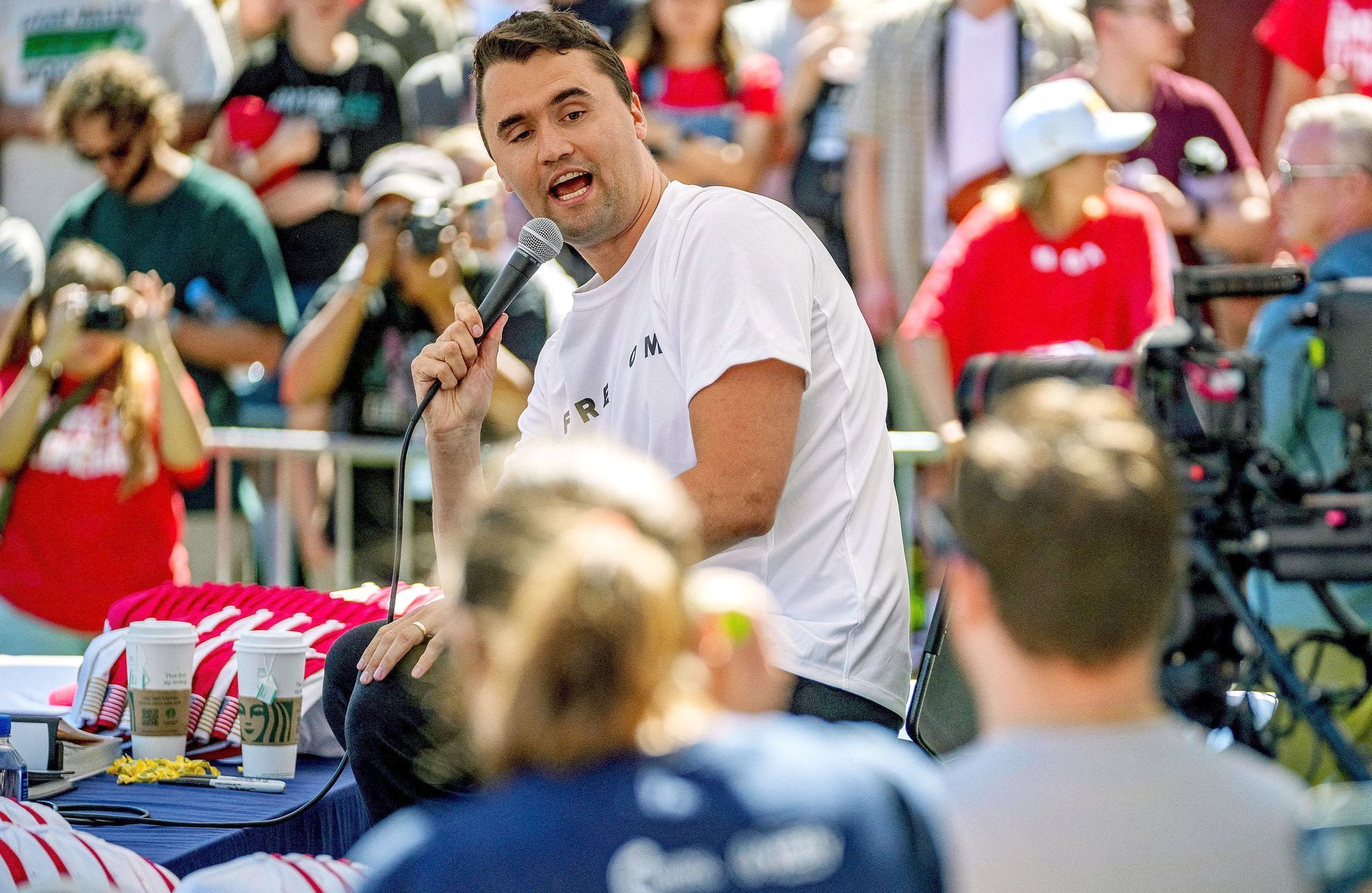 Charlie Kirk. USA, Trump, vražda, střelec, Utah, universita, MAGA