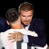 Tým MLS Inter Miami představil Lionela Messiho - Messi a majitel týmu David Beckham