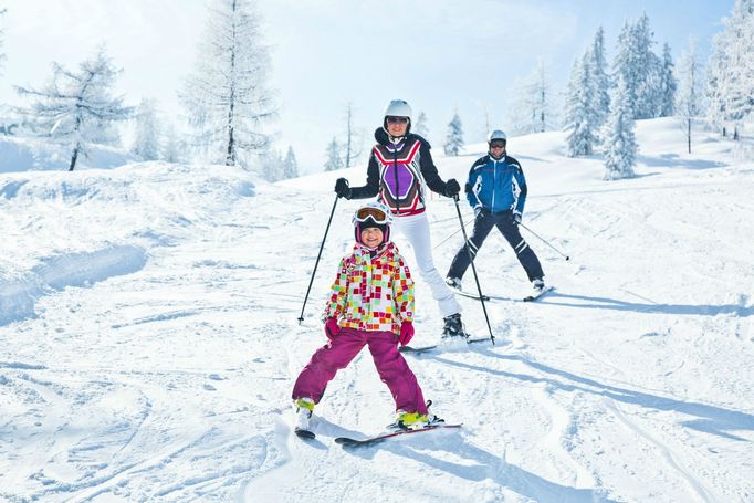 Rodinné lyžování v Kitzbühlských Alpách