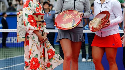 Petra Kvitová a Angelique Kerberová ve finále turnaje v Tokiu
