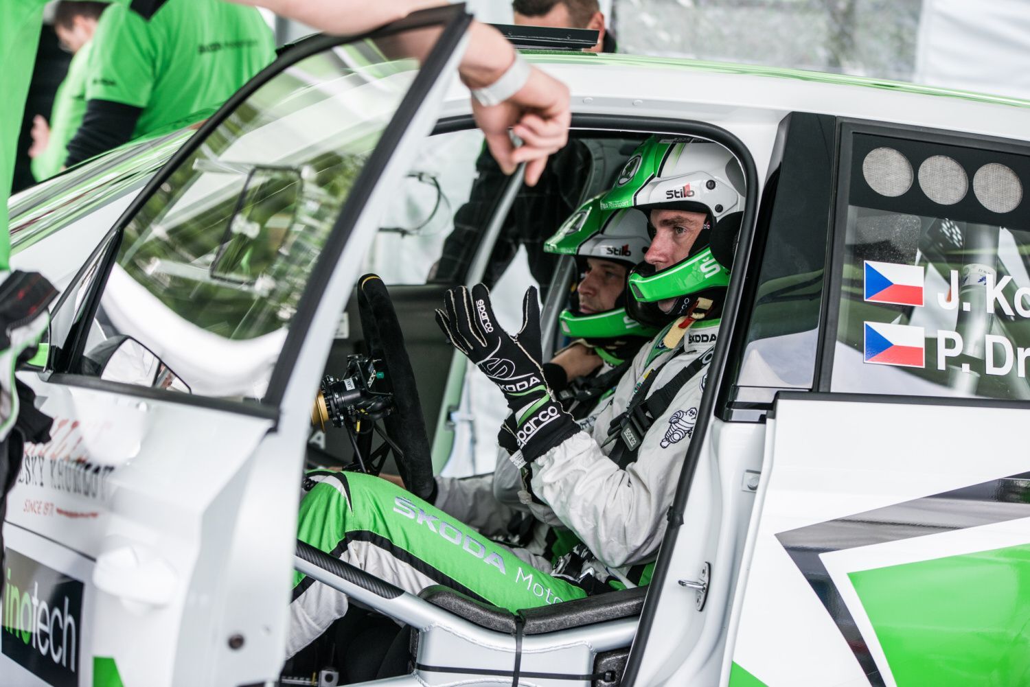 Rallye Český Krumlov 2015: Jan Kopecký - Pavel Dresler, Škoda Fabia R5