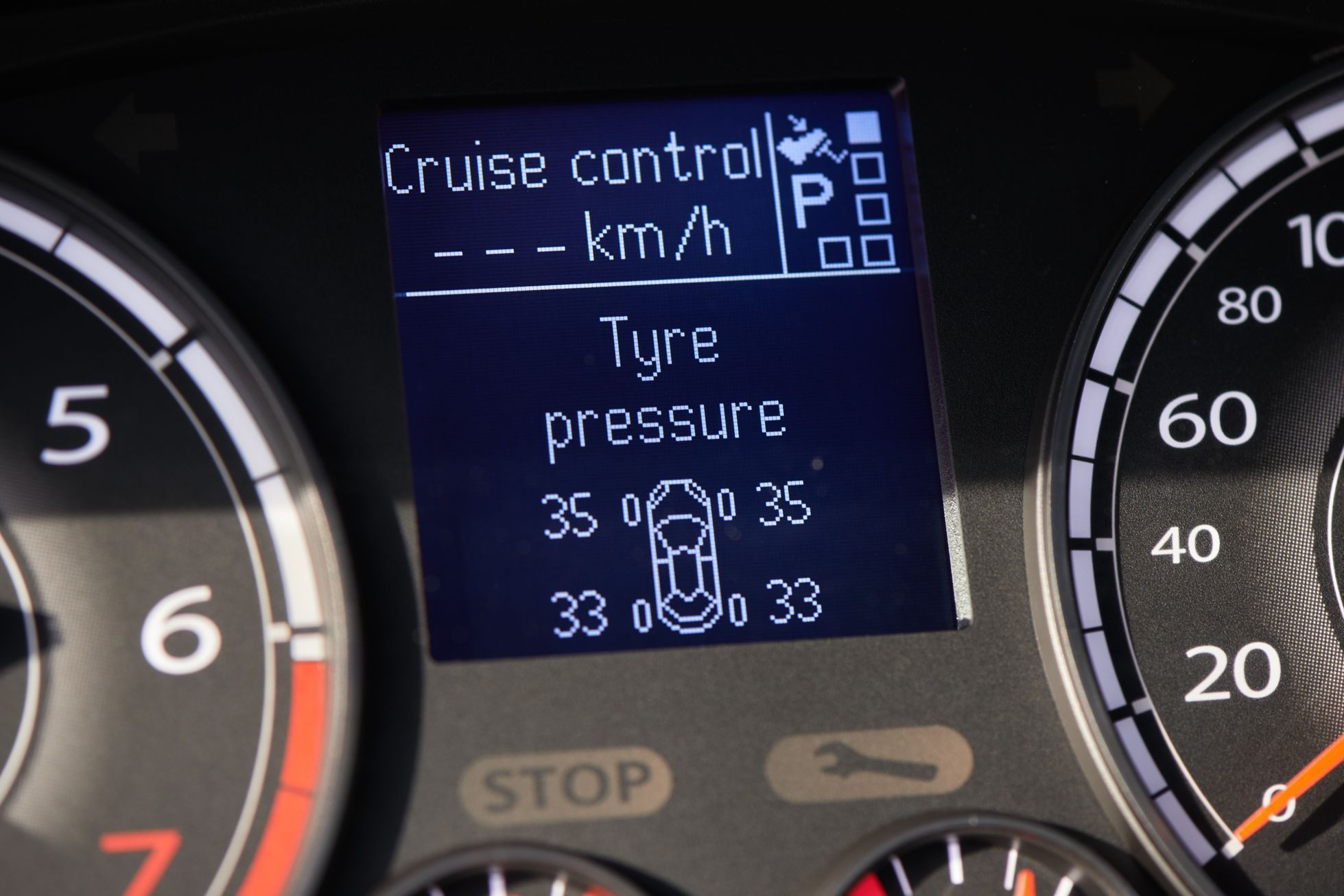TPMS kontrola tlaku pneumatik