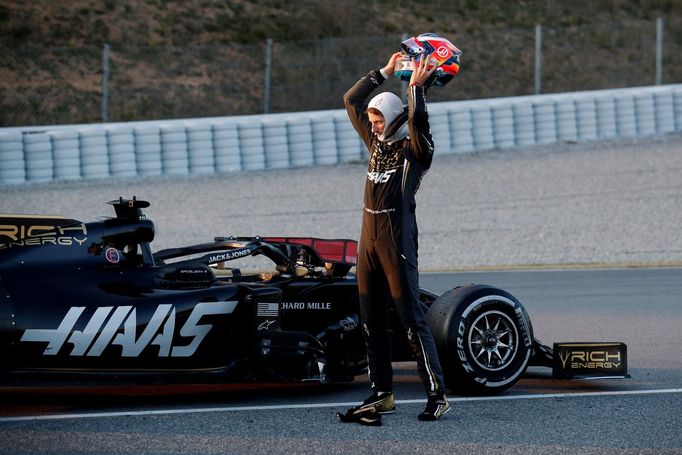 Testy F1 2019, Barcelona I: Romain Grosjean, Haas