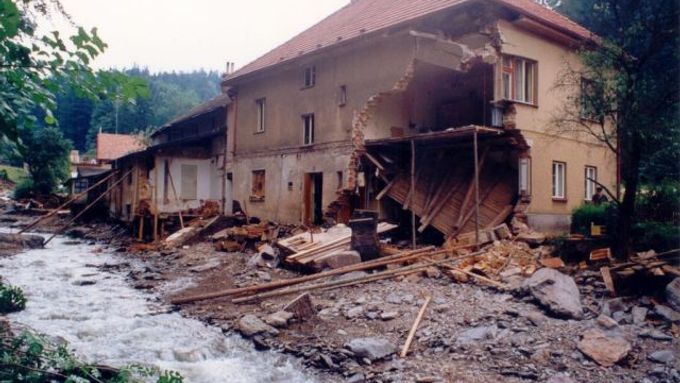 Floods in the Rychnov region in 1998