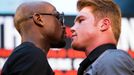 Floyd Mayweather junior a Saul "Canelo" Alvarez