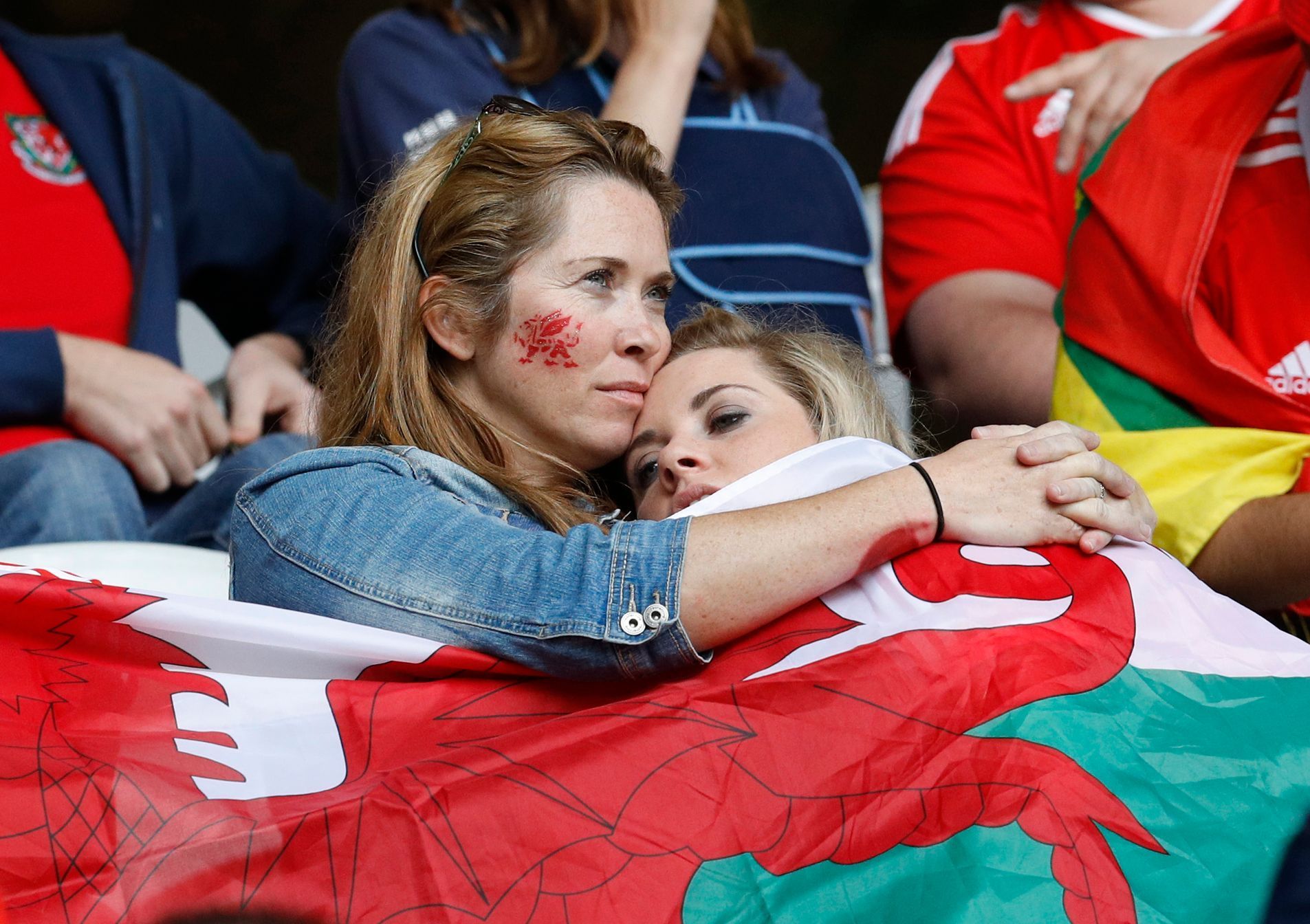 Euro 2016, Wales-Belgie: fanynky Walesu