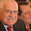 Václav Klaus na klubu poslanců ČSSD