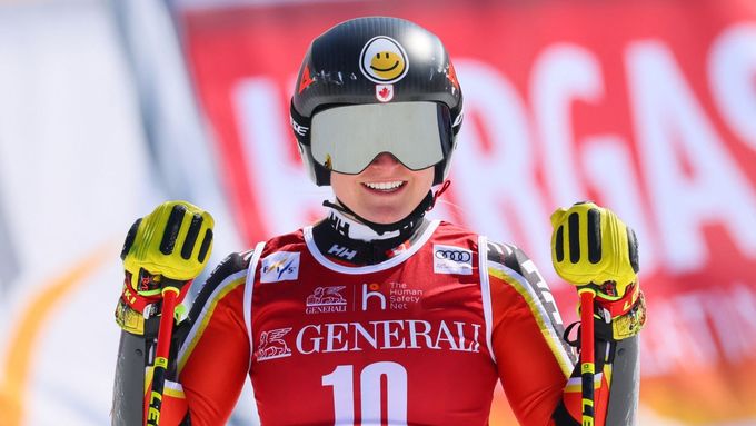 Kanadská lyžařka Valerie Grenierová.