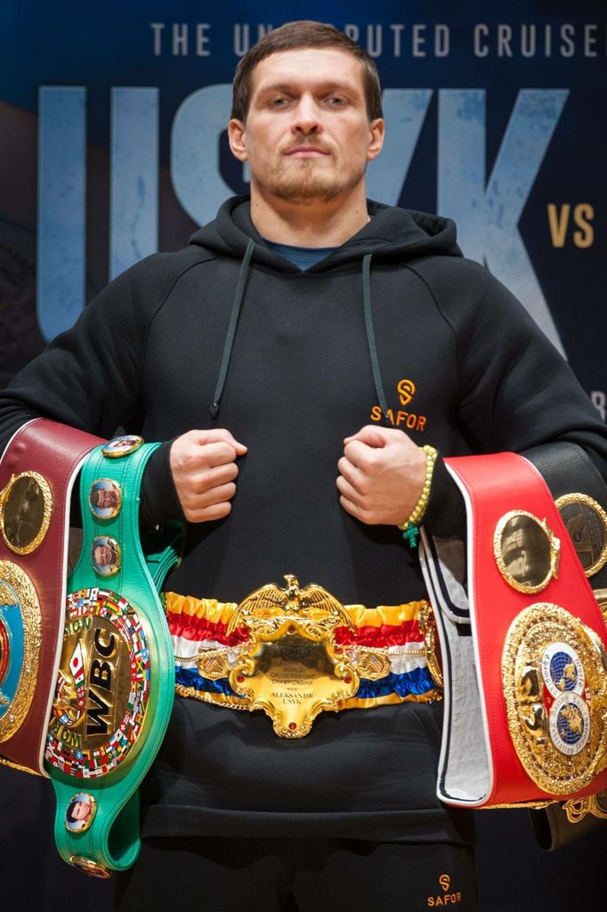 Ukrajinský boxer Oleksandr Usyk