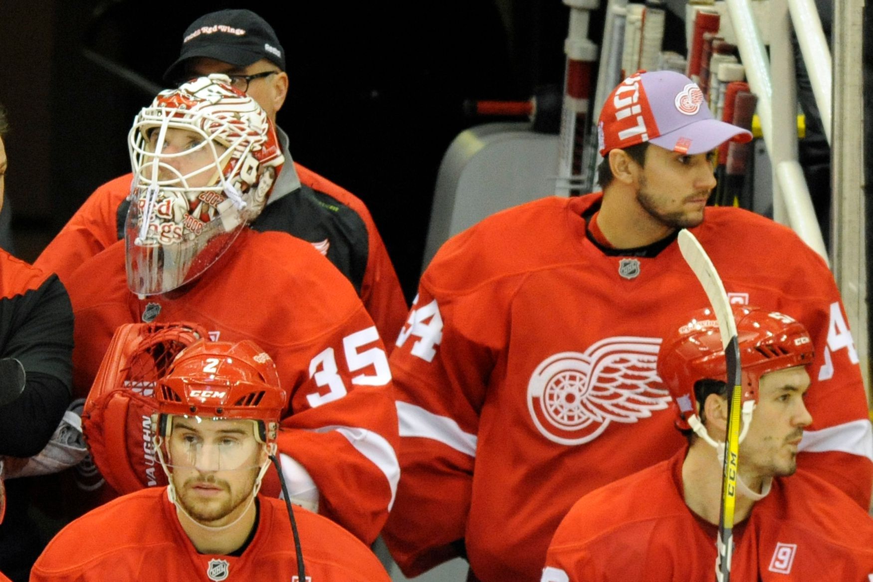 JIMMY HOWARD, PETR MRÁZEK, Detroit Red Wings